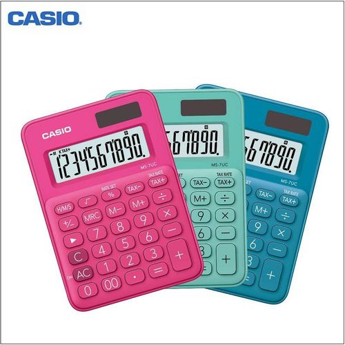 Calculadoras Casio MS-7UC.