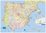 Mapa España y Portugal Político 100x140