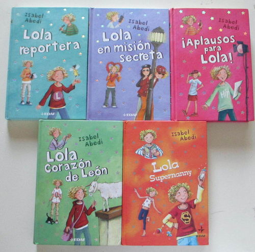 Pack 5 libros de la saga Lola (de Isabel Abedi)